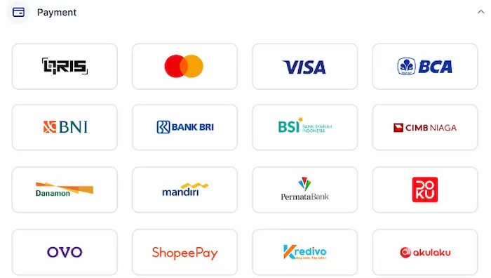 Payment methods offered by 90 JILI